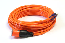 Load image into Gallery viewer, 50 Foot 12/3 SJTW Click-to-Lock Lighted Extension Cord