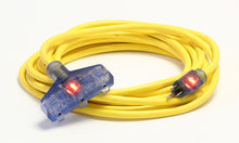 Load image into Gallery viewer, 25 Foot 12/3 SJTW General Purpose Lighted Triple Tap Extension Cord